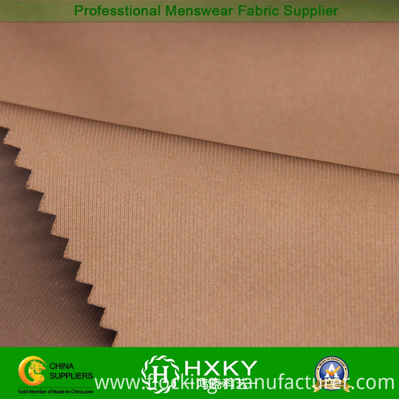 Semi-Dull with Twill Imitation Memory Polyester Fabric for Down Coat